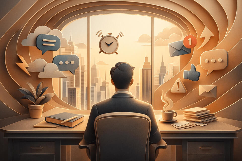 How Leaders Can Stay Focused in a World of Notifications and Noise