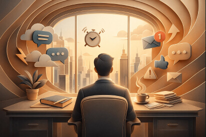 How Leaders Can Stay Focused in a World of Notifications and Noise